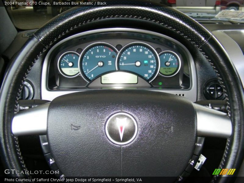 Barbados Blue Metallic / Black 2004 Pontiac GTO Coupe