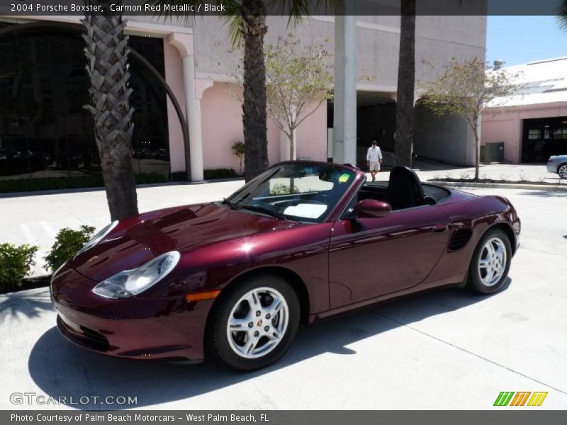 Carmon Red Metallic / Black 2004 Porsche Boxster