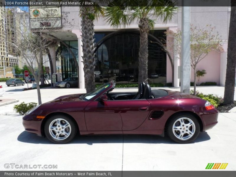 Carmon Red Metallic / Black 2004 Porsche Boxster