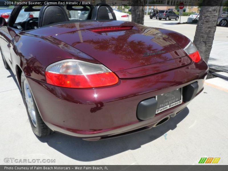 Carmon Red Metallic / Black 2004 Porsche Boxster