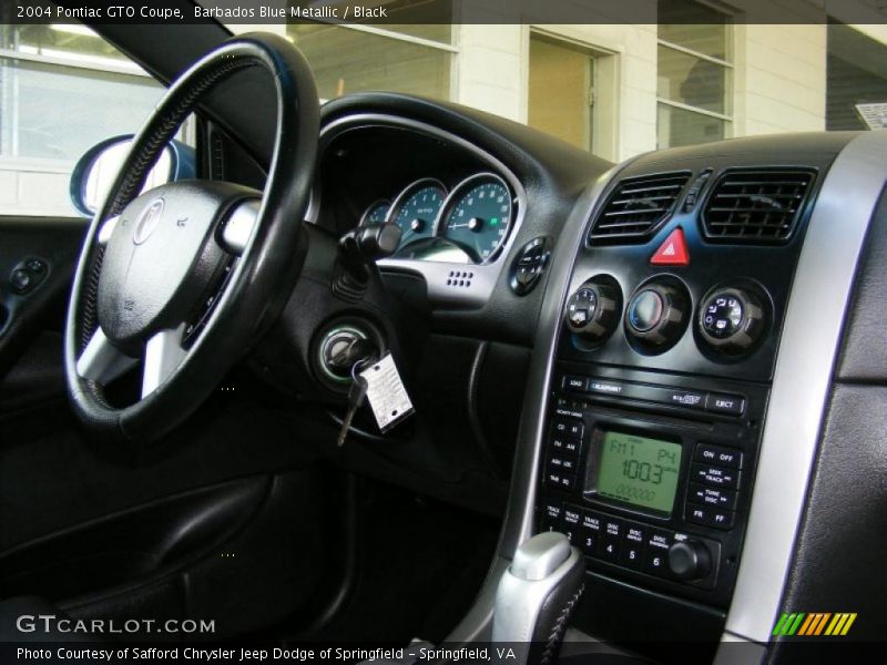 Barbados Blue Metallic / Black 2004 Pontiac GTO Coupe