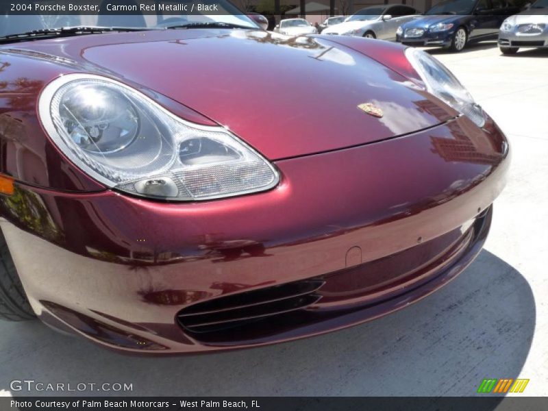 Carmon Red Metallic / Black 2004 Porsche Boxster