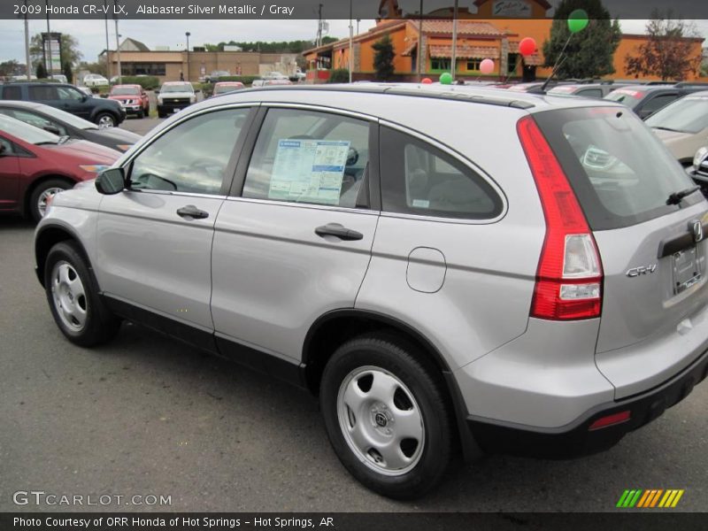 Alabaster Silver Metallic / Gray 2009 Honda CR-V LX