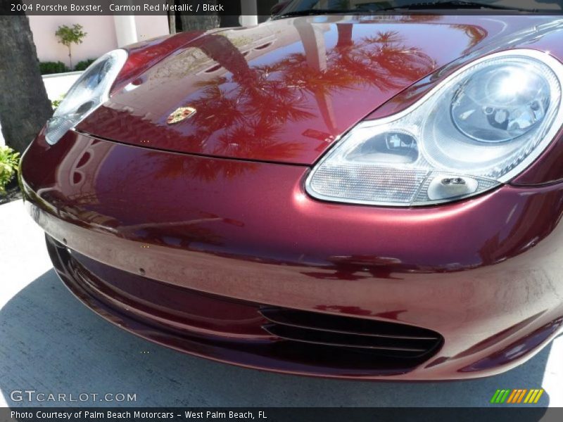 Carmon Red Metallic / Black 2004 Porsche Boxster