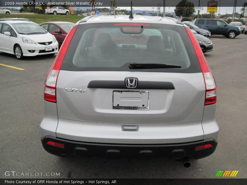 Alabaster Silver Metallic / Gray 2009 Honda CR-V LX