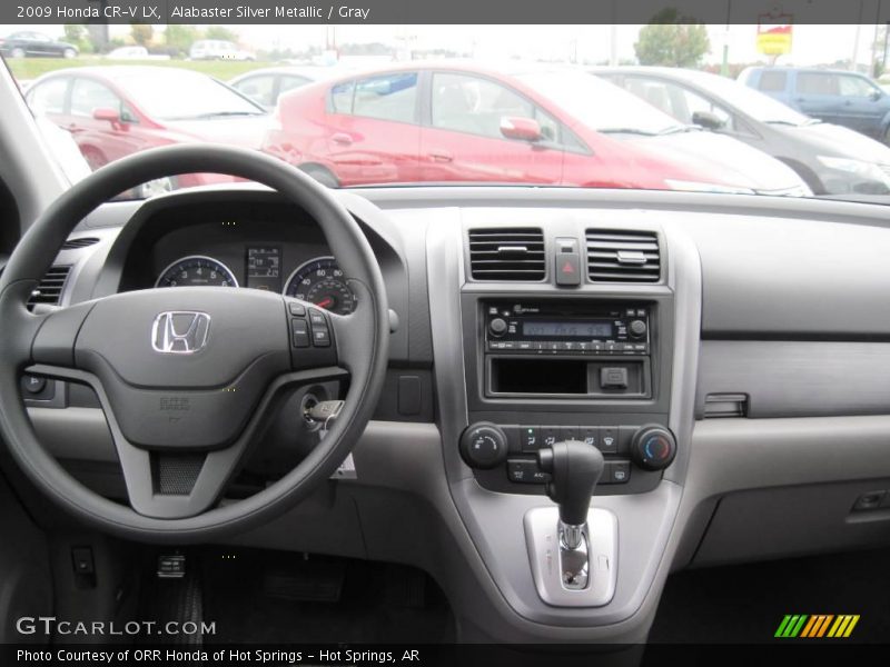 Alabaster Silver Metallic / Gray 2009 Honda CR-V LX