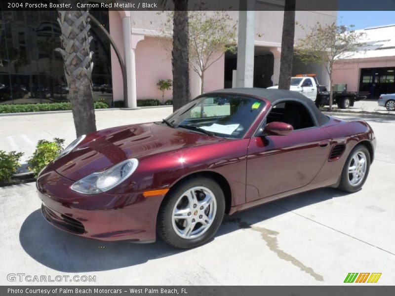 Carmon Red Metallic / Black 2004 Porsche Boxster