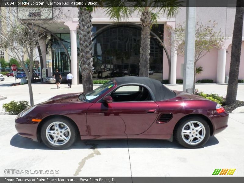 Carmon Red Metallic / Black 2004 Porsche Boxster