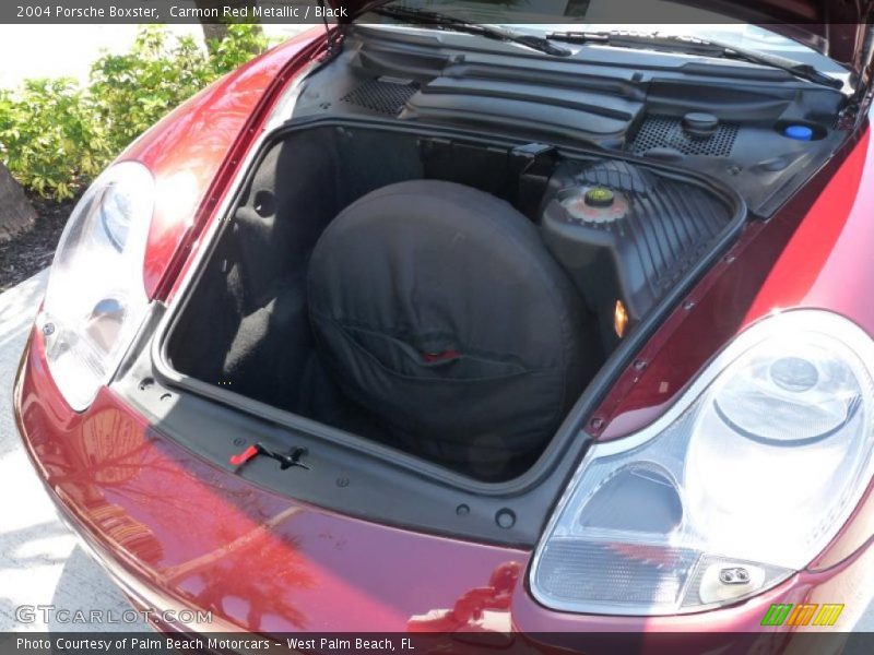 Carmon Red Metallic / Black 2004 Porsche Boxster