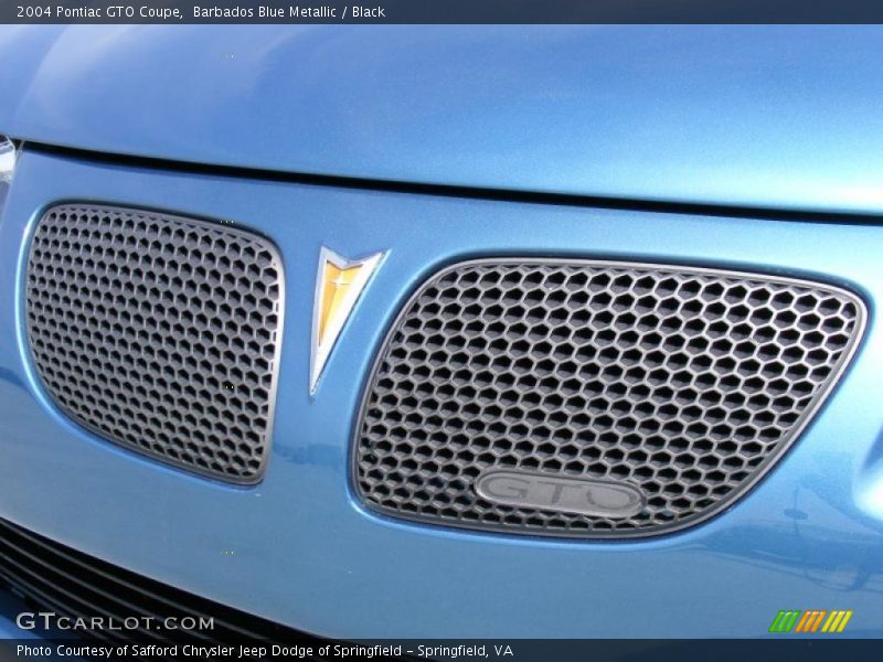 Barbados Blue Metallic / Black 2004 Pontiac GTO Coupe