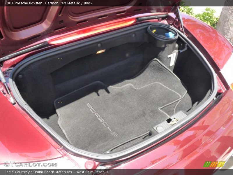Carmon Red Metallic / Black 2004 Porsche Boxster