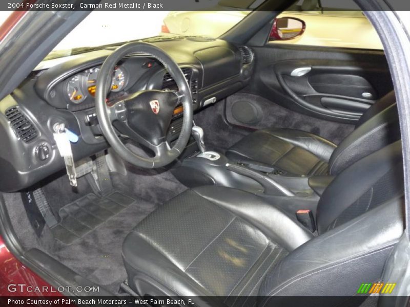 Carmon Red Metallic / Black 2004 Porsche Boxster