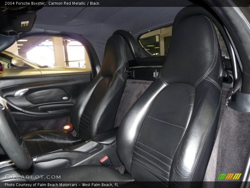 Carmon Red Metallic / Black 2004 Porsche Boxster