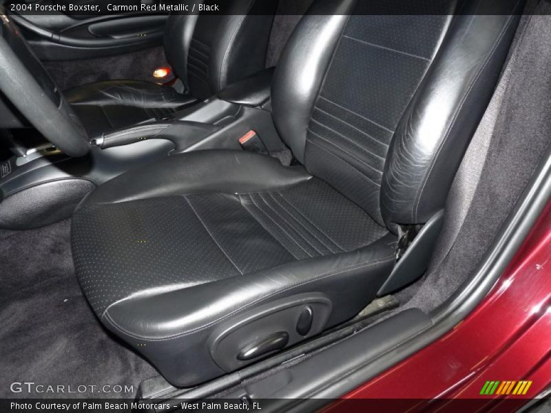Carmon Red Metallic / Black 2004 Porsche Boxster