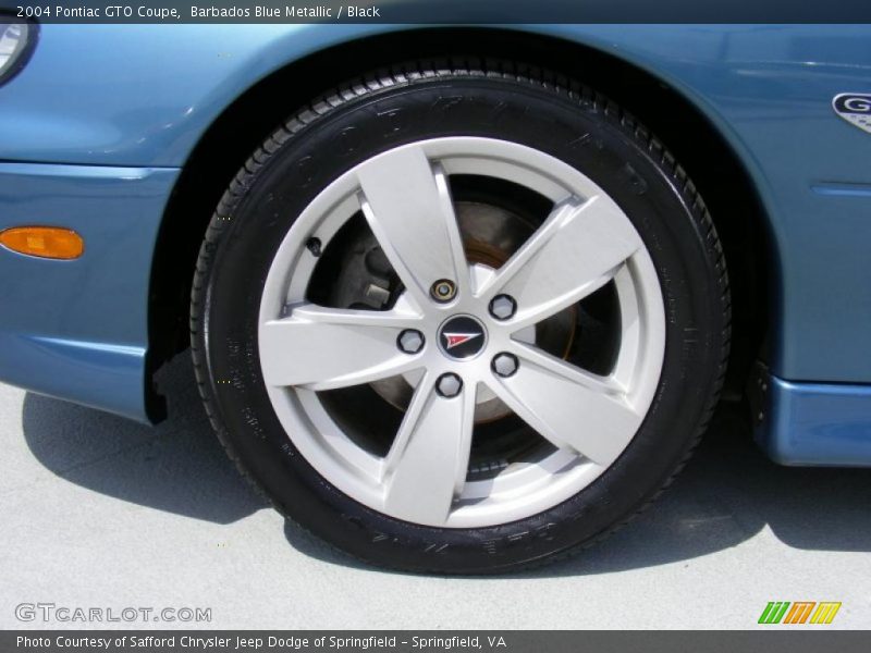 Barbados Blue Metallic / Black 2004 Pontiac GTO Coupe