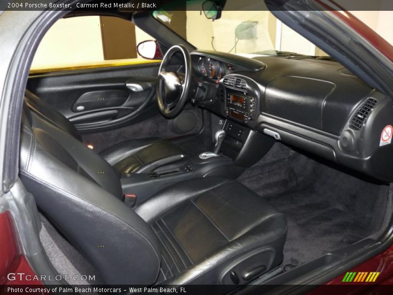 Carmon Red Metallic / Black 2004 Porsche Boxster