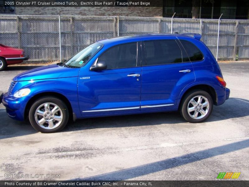 Electric Blue Pearl / Taupe/Pearl Beige 2005 Chrysler PT Cruiser Limited Turbo