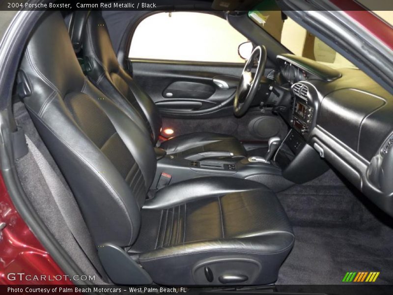 Carmon Red Metallic / Black 2004 Porsche Boxster