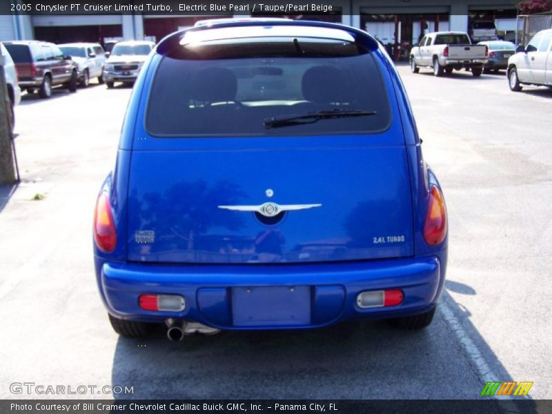 Electric Blue Pearl / Taupe/Pearl Beige 2005 Chrysler PT Cruiser Limited Turbo