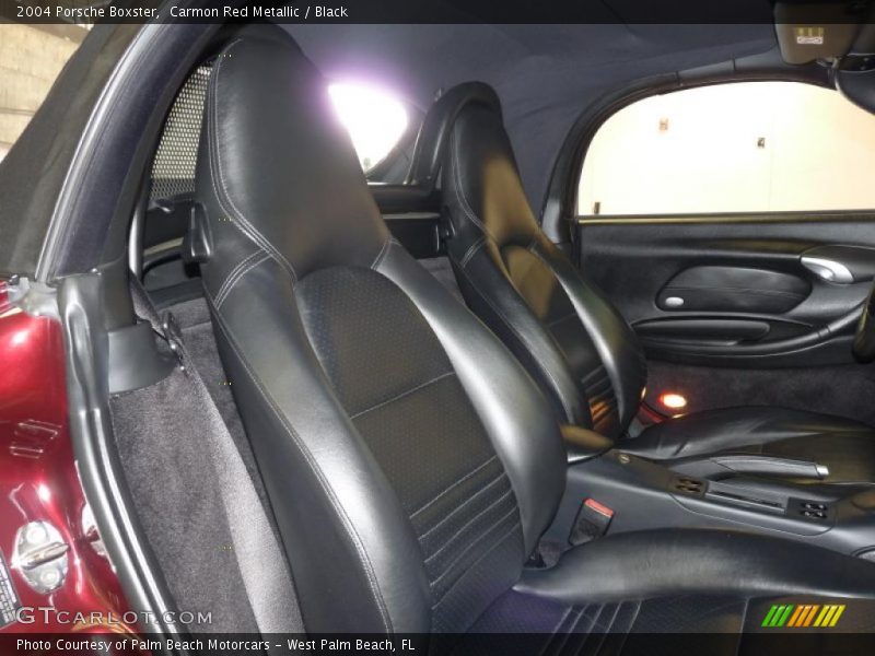 Carmon Red Metallic / Black 2004 Porsche Boxster