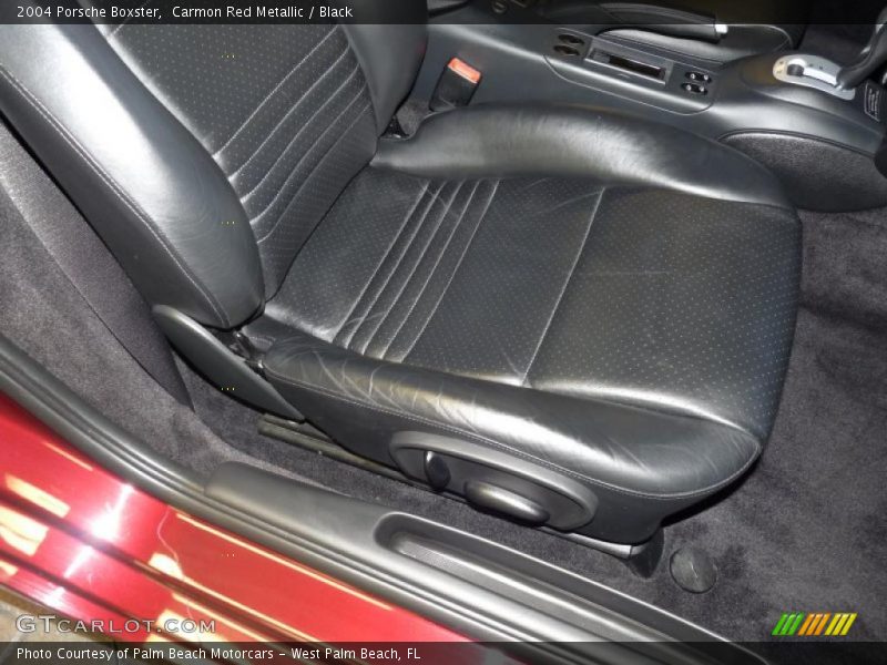 Carmon Red Metallic / Black 2004 Porsche Boxster