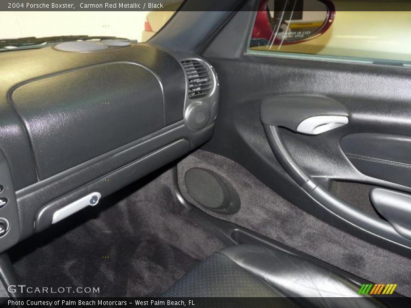 Carmon Red Metallic / Black 2004 Porsche Boxster