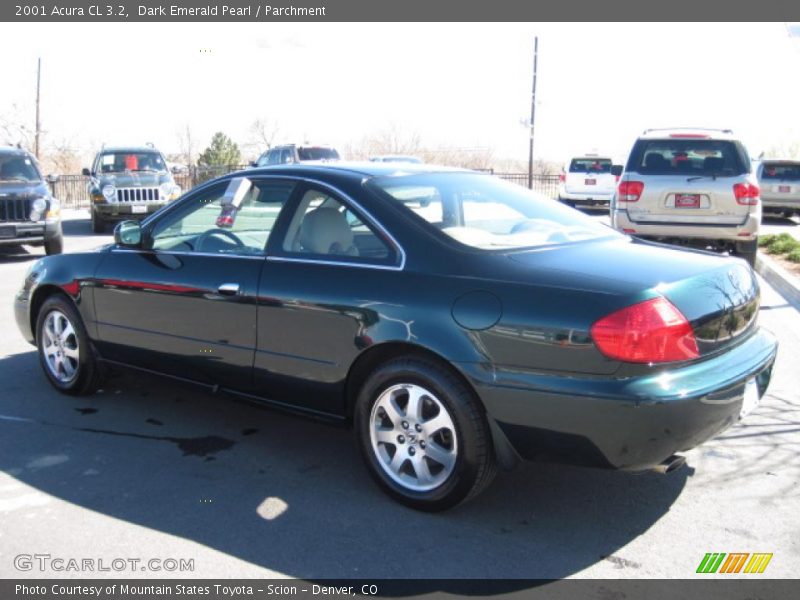 Dark Emerald Pearl / Parchment 2001 Acura CL 3.2