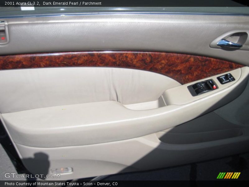 Dark Emerald Pearl / Parchment 2001 Acura CL 3.2