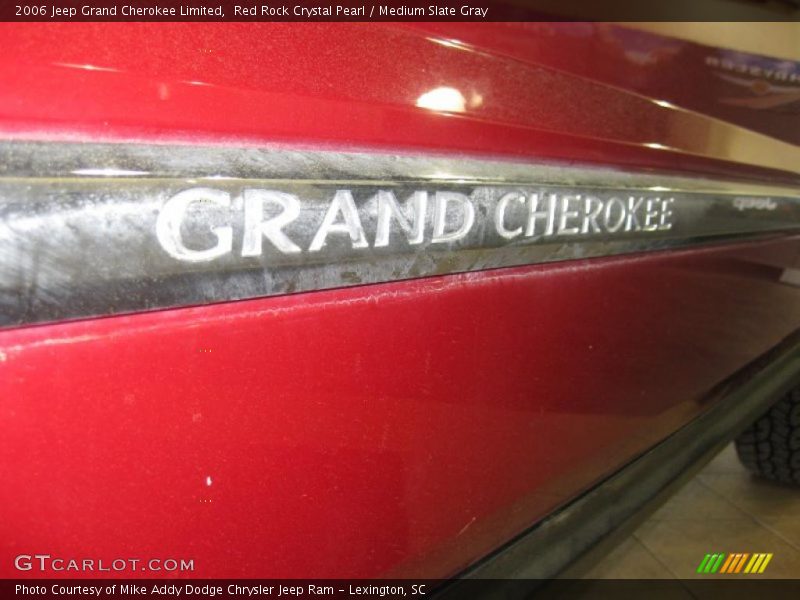 Red Rock Crystal Pearl / Medium Slate Gray 2006 Jeep Grand Cherokee Limited