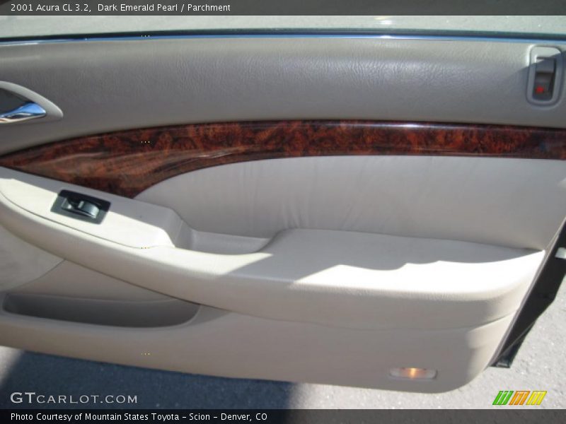 Dark Emerald Pearl / Parchment 2001 Acura CL 3.2
