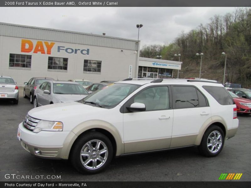 Oxford White / Camel 2008 Ford Taurus X Eddie Bauer AWD