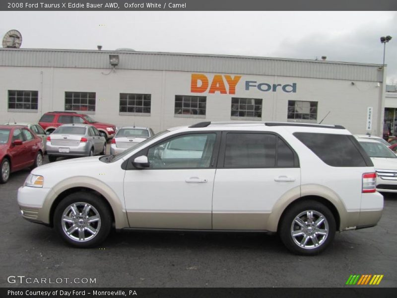 Oxford White / Camel 2008 Ford Taurus X Eddie Bauer AWD