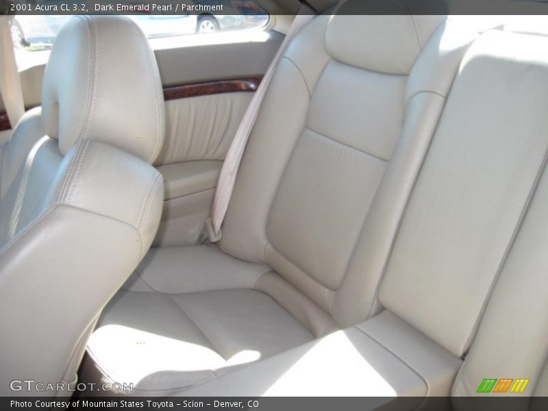 Dark Emerald Pearl / Parchment 2001 Acura CL 3.2