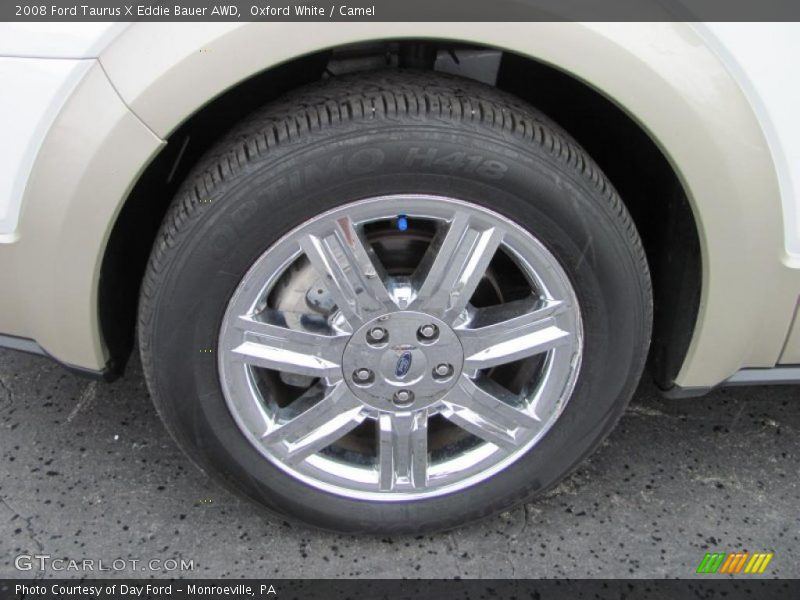 Oxford White / Camel 2008 Ford Taurus X Eddie Bauer AWD