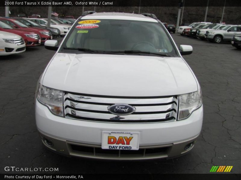 Oxford White / Camel 2008 Ford Taurus X Eddie Bauer AWD