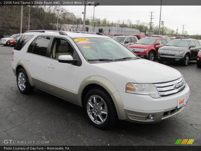 Oxford White / Camel 2008 Ford Taurus X Eddie Bauer AWD