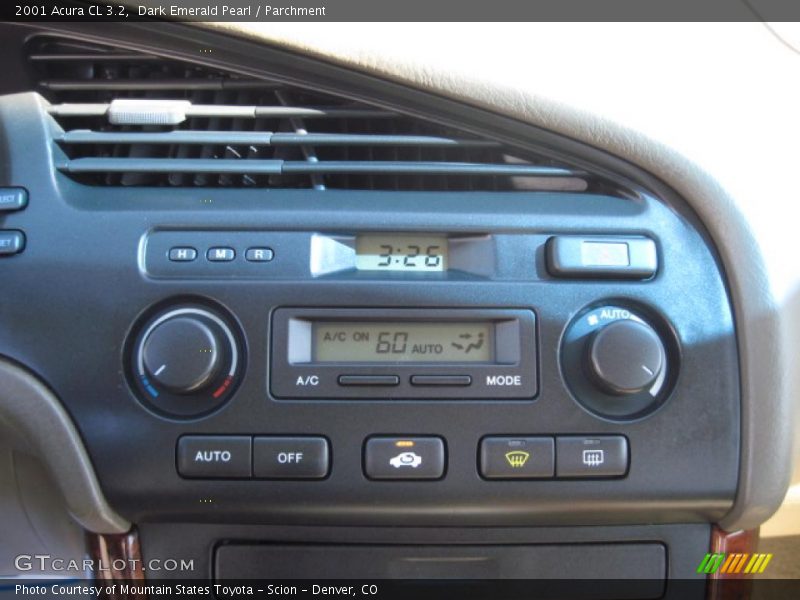 Dark Emerald Pearl / Parchment 2001 Acura CL 3.2