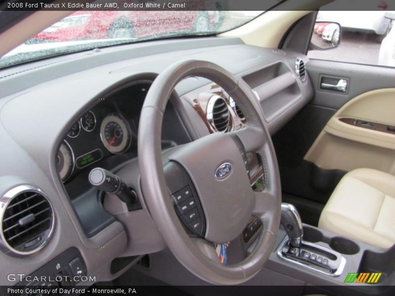 Oxford White / Camel 2008 Ford Taurus X Eddie Bauer AWD