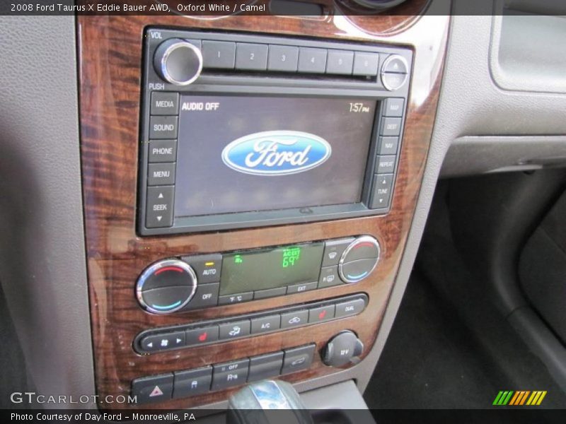 Oxford White / Camel 2008 Ford Taurus X Eddie Bauer AWD