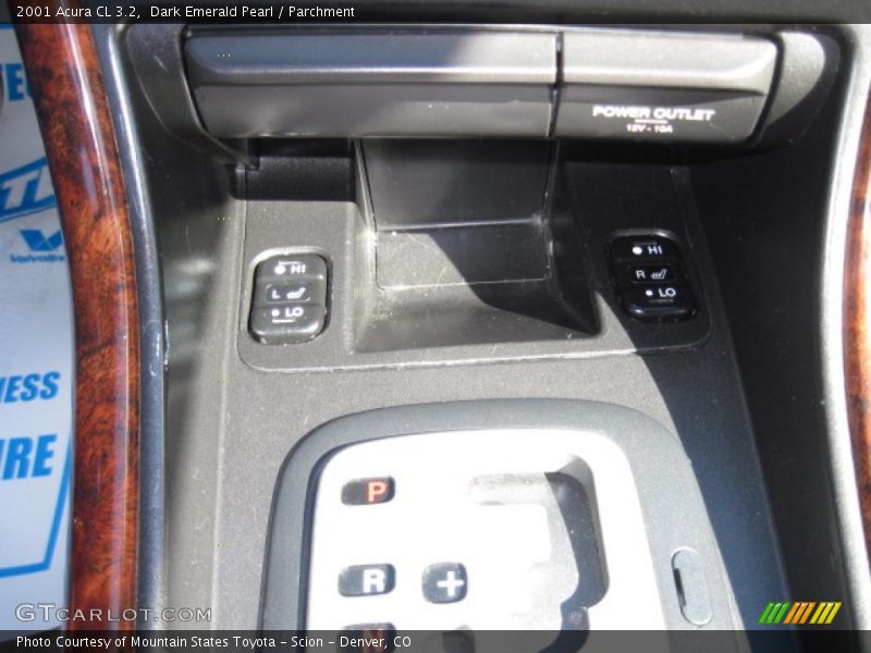 Dark Emerald Pearl / Parchment 2001 Acura CL 3.2
