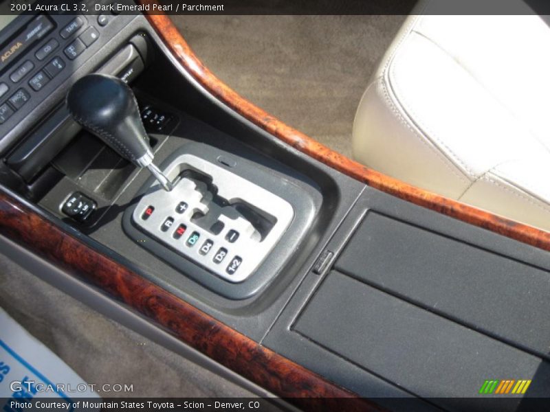 Dark Emerald Pearl / Parchment 2001 Acura CL 3.2