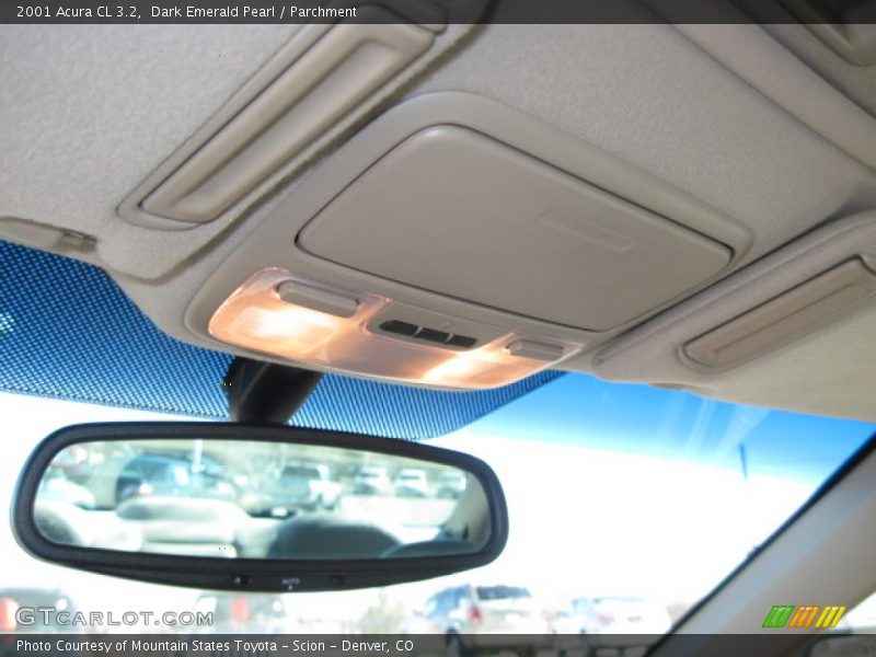 Dark Emerald Pearl / Parchment 2001 Acura CL 3.2