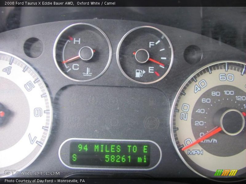 Oxford White / Camel 2008 Ford Taurus X Eddie Bauer AWD