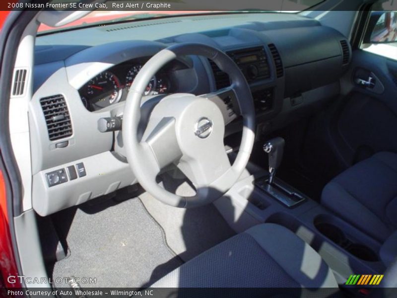 Red Alert / Graphite 2008 Nissan Frontier SE Crew Cab
