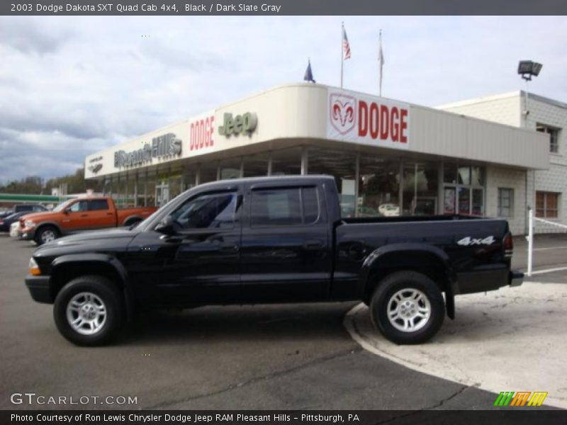 Black / Dark Slate Gray 2003 Dodge Dakota SXT Quad Cab 4x4