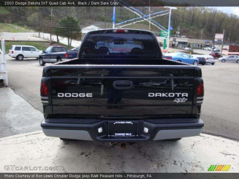 Black / Dark Slate Gray 2003 Dodge Dakota SXT Quad Cab 4x4