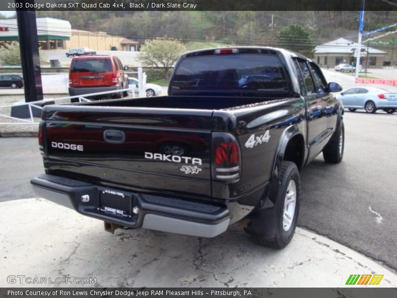 Black / Dark Slate Gray 2003 Dodge Dakota SXT Quad Cab 4x4