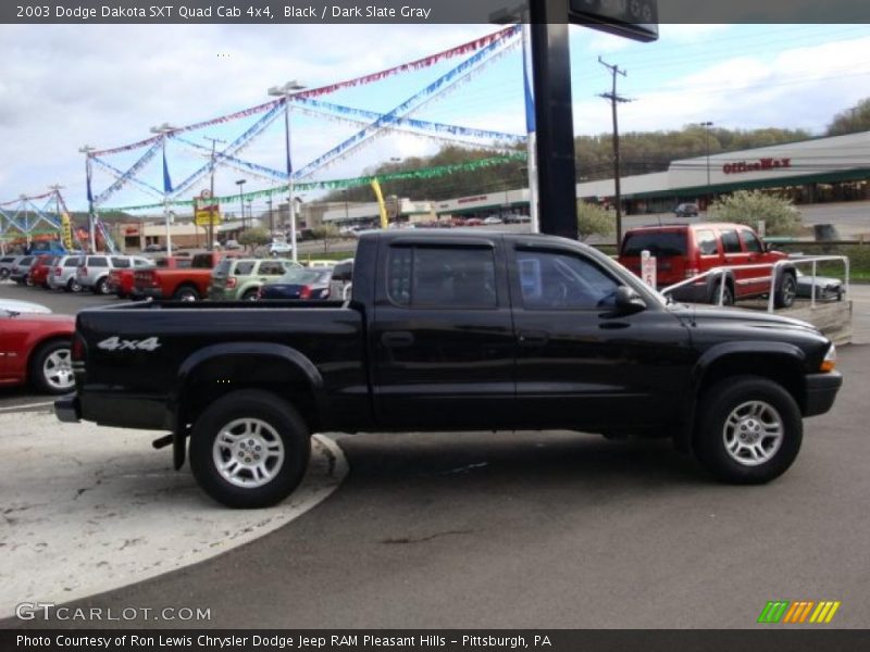 Black / Dark Slate Gray 2003 Dodge Dakota SXT Quad Cab 4x4