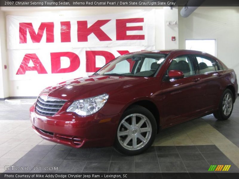 Inferno Red Crystal Pearl / Dark Slate Gray/Light Slate Gray 2007 Chrysler Sebring Touring Sedan