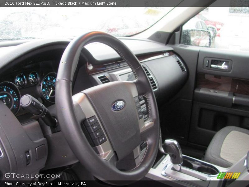 Tuxedo Black / Medium Light Stone 2010 Ford Flex SEL AWD